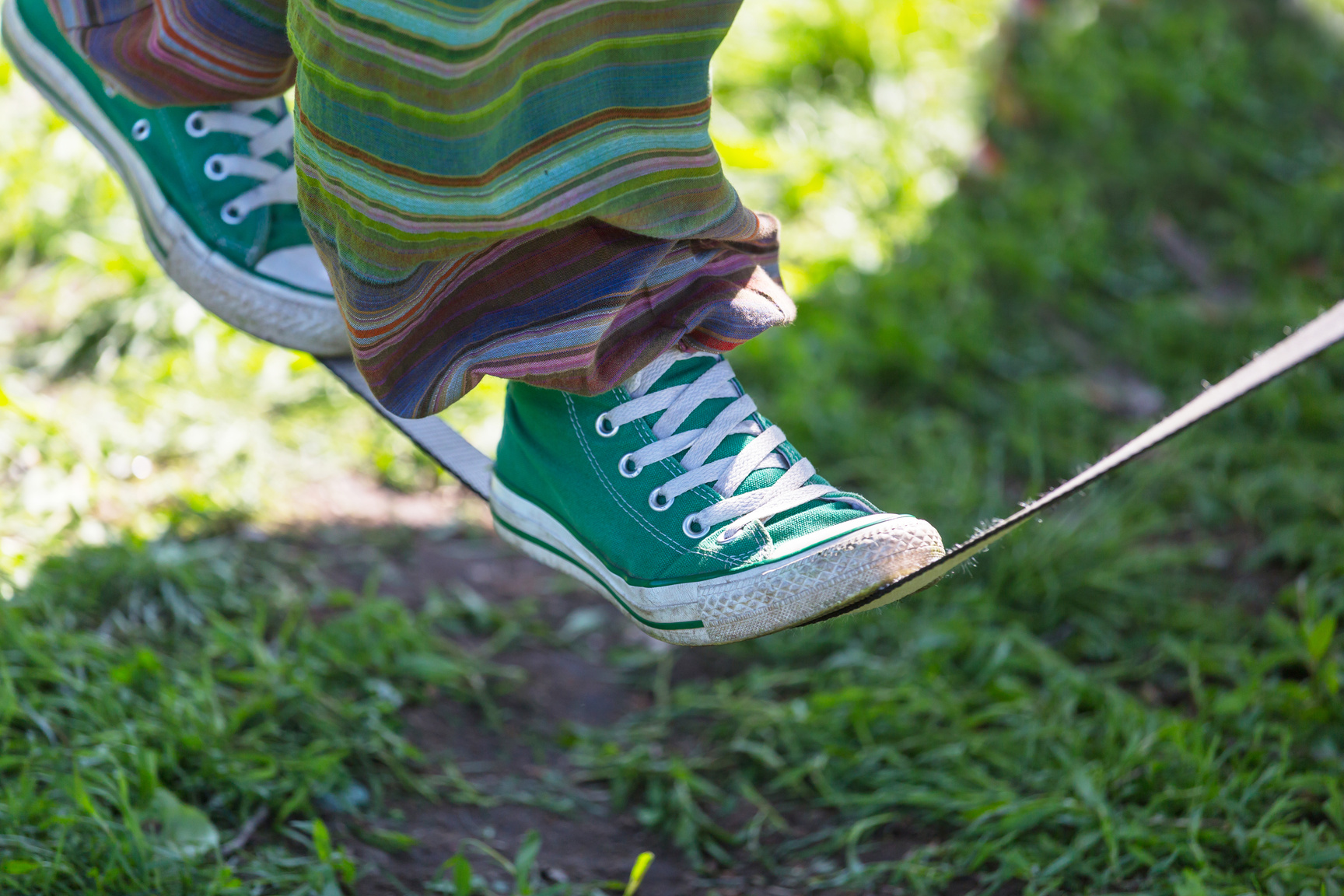 Slackline Practice